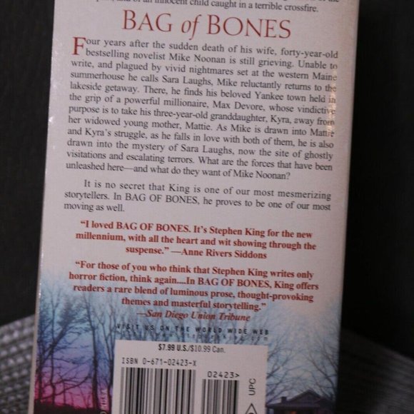 Stephen King - Softcover Books Lot: BAG OF BONES - Picture 7 of 9